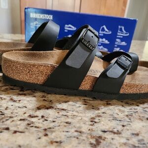 Birkenstock Black Double-Strap Sandals